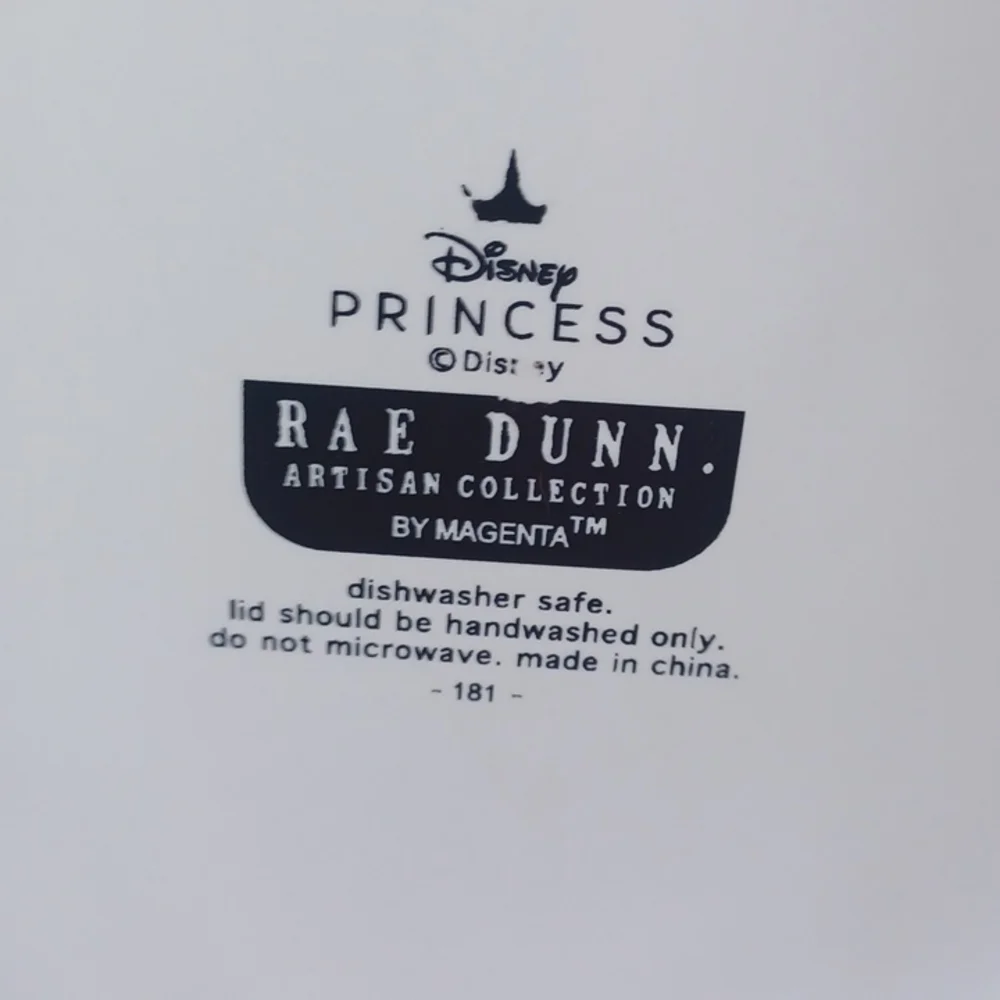 DISNEY RAE DUNN PRIMCESS A DREAM IS A WISH - Picture 6 of 7